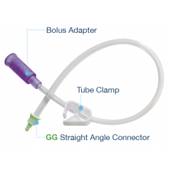 12" STR Connector w/Purple Bolus Adapter (MiniONE FS Purple Adapter)