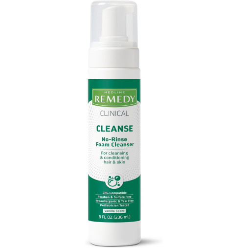 Medline Remedy Clinical No-Rinse Foam Cleanser