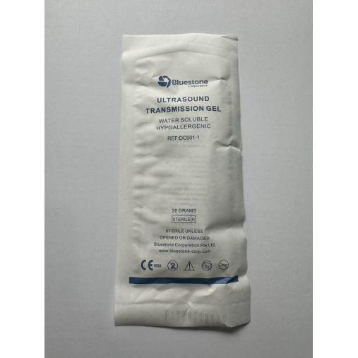 Ultrasound Sterile Gel 20ml pack (Box of 40 Individually sterile packed sachet)