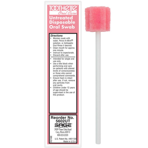 Sage Toothette Oral Swabs (Plain) 20 pcs