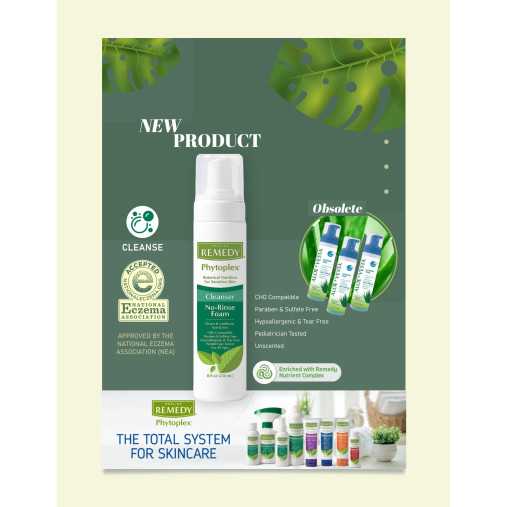 Medline Remedy Clinical No-Rinse Foam Cleanser