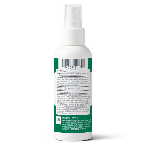 Medline Remedy Phytoplex No-Rinse Hydrating Spray Cleanser