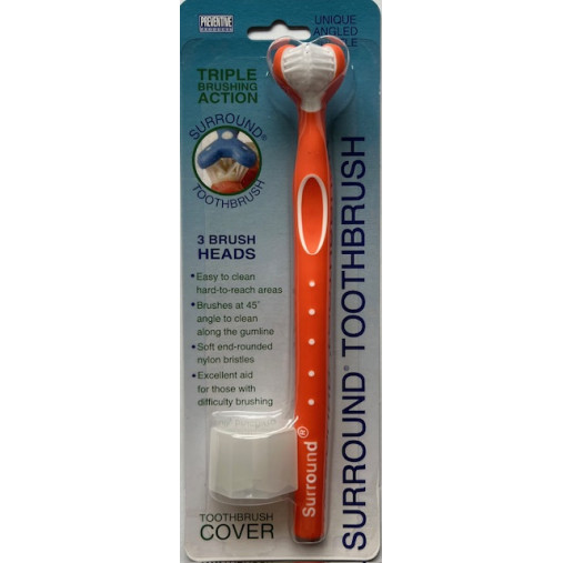 Surround Toothbrush (Triple Headed) Adult