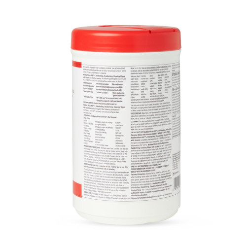 Medline Micro-Kill+ Disinfecting / Deodorizing Cleaning Wipes with Alcohol, 6" x 6.75", 160 Count