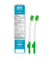Sage Toothette Single Use Suction Swab System with Perox-A-Mint Oral Rinse