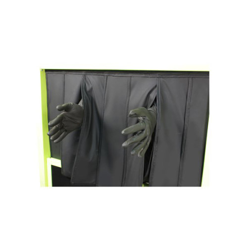 Infab Tilted Mobile Barrier with Reach Through Curtain – 683462