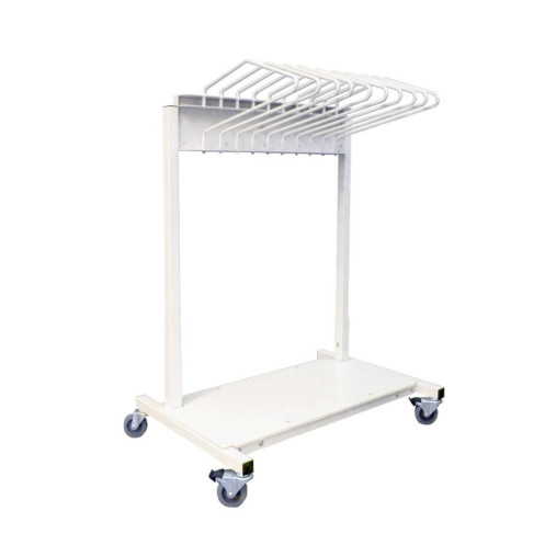 Budget Saver Mobile Apron Rack with 10 Arms – 683427