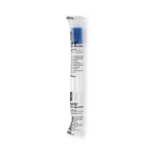 Medline DenTips Oral Swab, Untreated, Adult, Individually Wrapped