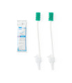 DuoCare Single-Use Oral Care Tray Kit with 2 Suction Swab