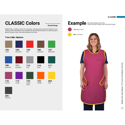 Infab Elastic Back Apron – EBA