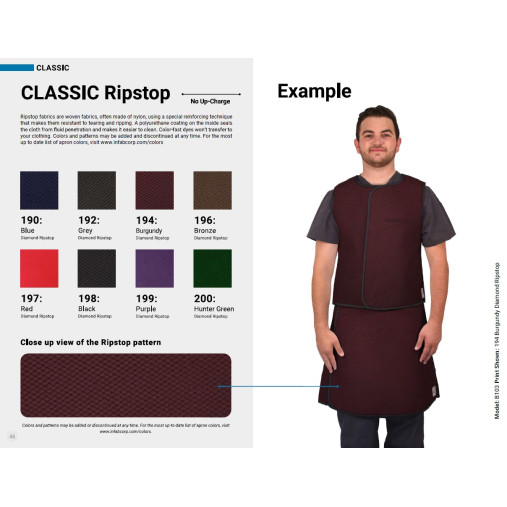 Infab Elastic Back Apron – EBA