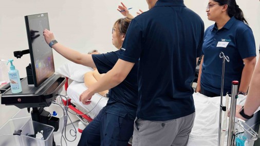 Ultrasound Echo guided life support