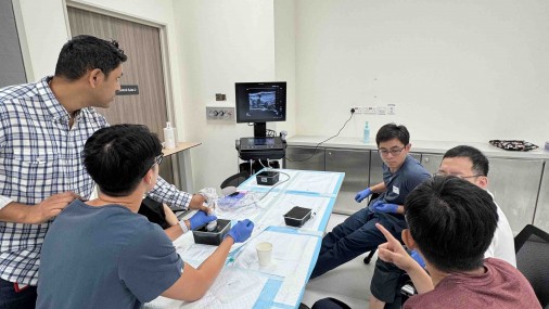 Ultrasound Echo guided life support