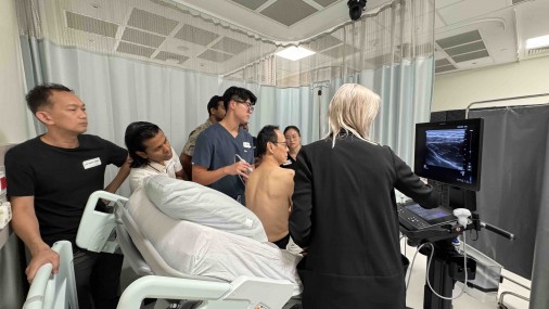 Ultrasound Echo guided life support